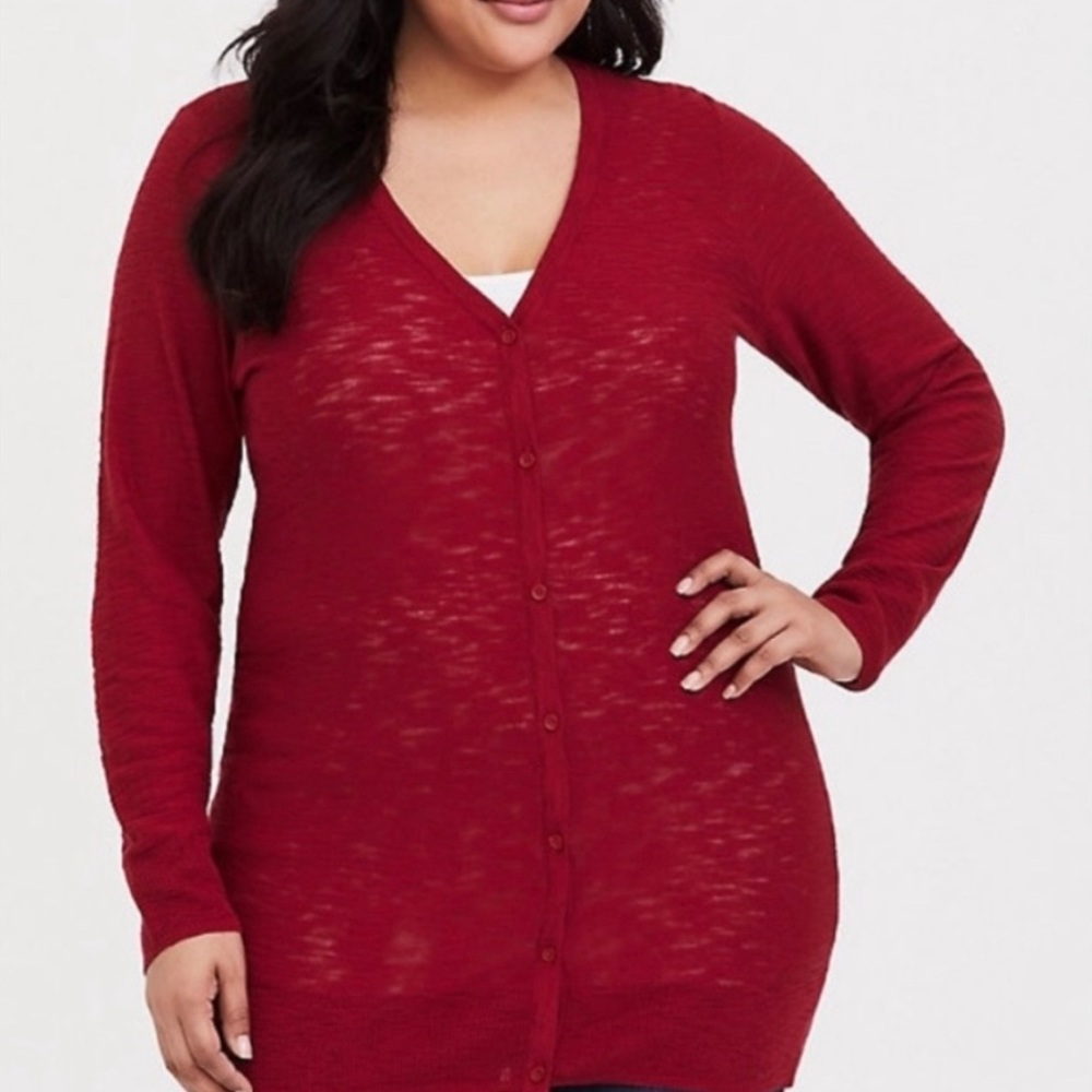 Torrid Boyfriend Cardigan - Size 5